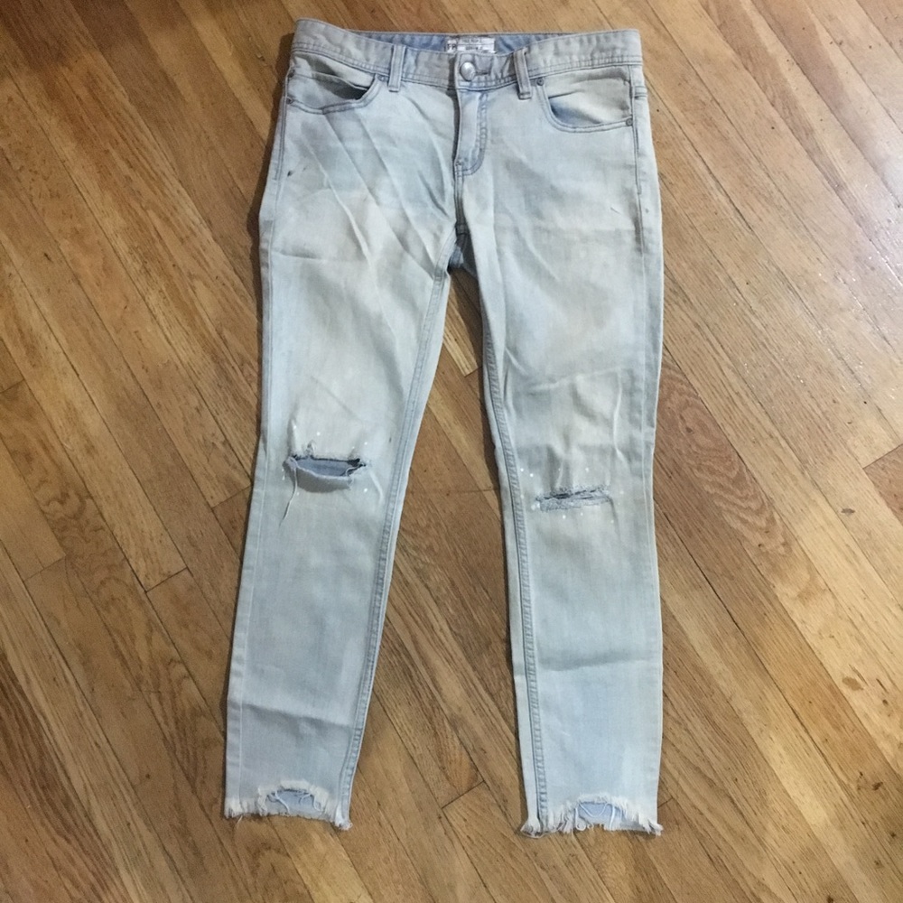 Free People Cropped Jeans